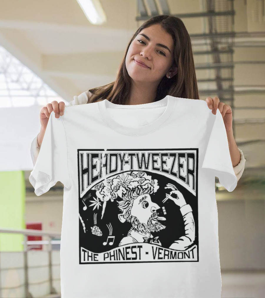 Heady-Tweezer Phinest Vermont Musical Clouds and Creative T-Shirt
