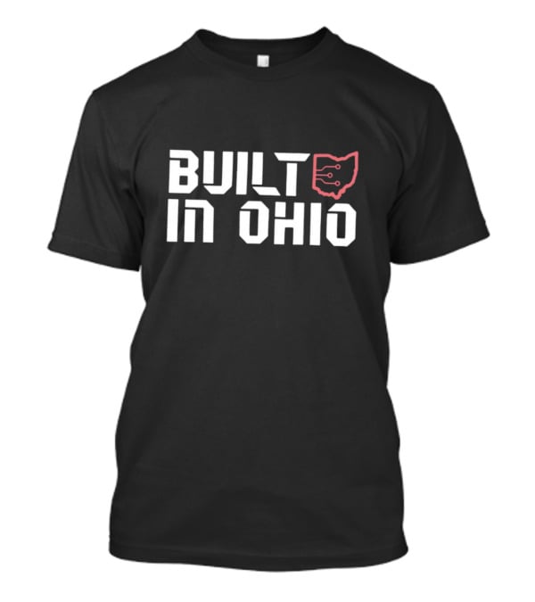 Built In Ohio Tech Circuit T-Shirt