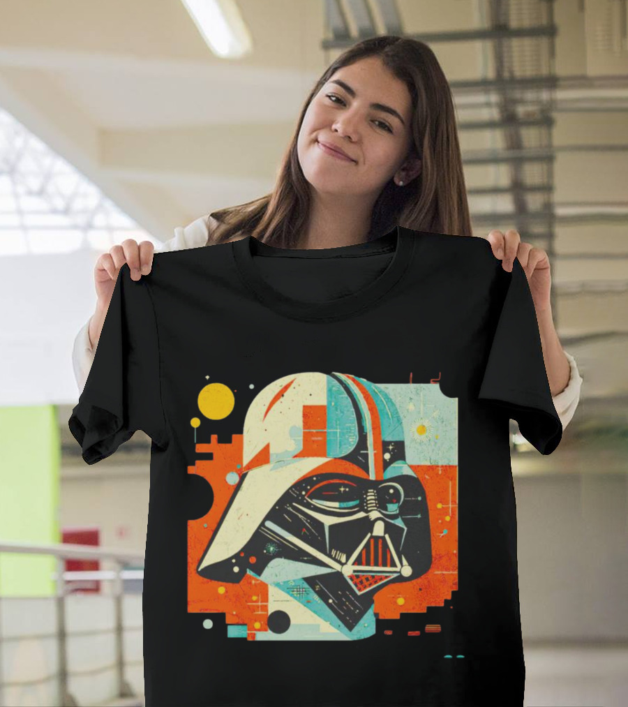 Darth Vader Dark Helmet Pop Art Retro T-Shirt