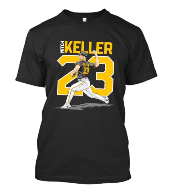 Mitch Keller 23 Pittsburgh Pirates Pitching Action T-Shirt