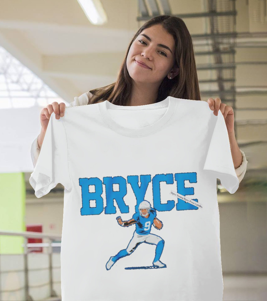 Bryce Young Pose Carolina Panthers Football T-Shirt