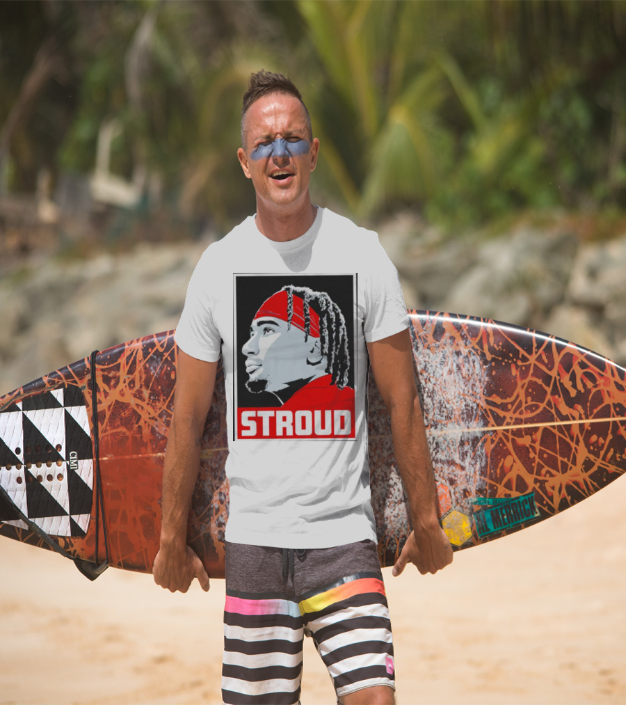 C.J. Stroud Ohio State Buckeyes Portrait Stroud T-Shirt