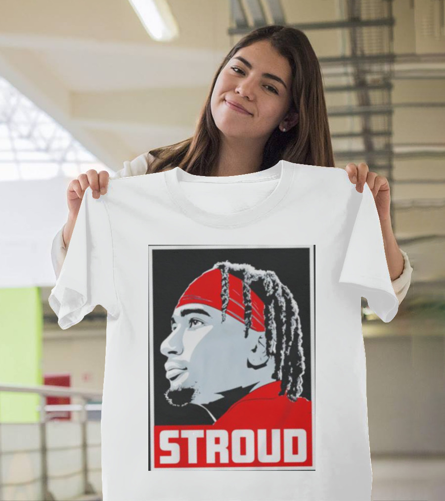 C.J. Stroud Ohio State Buckeyes Portrait Stroud T-Shirt