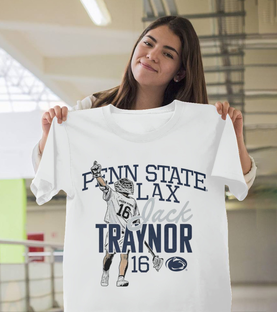 Jack Traynor #16 Penn State LAX Nittany Lions T-Shirt