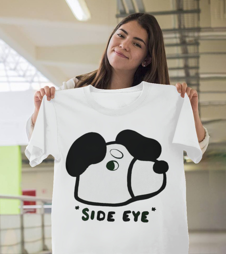 Side Eye Dog Face T-Shirt