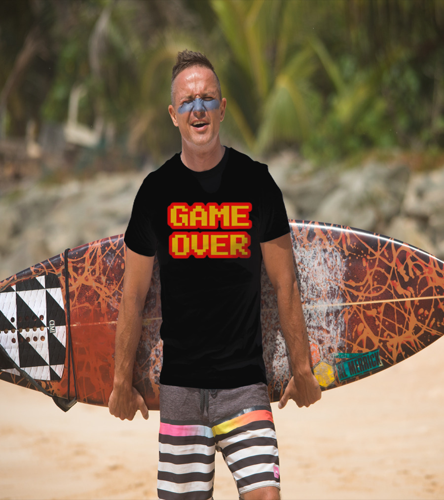 Keith Gill Game Over Retro Pixelated T-Shirt
