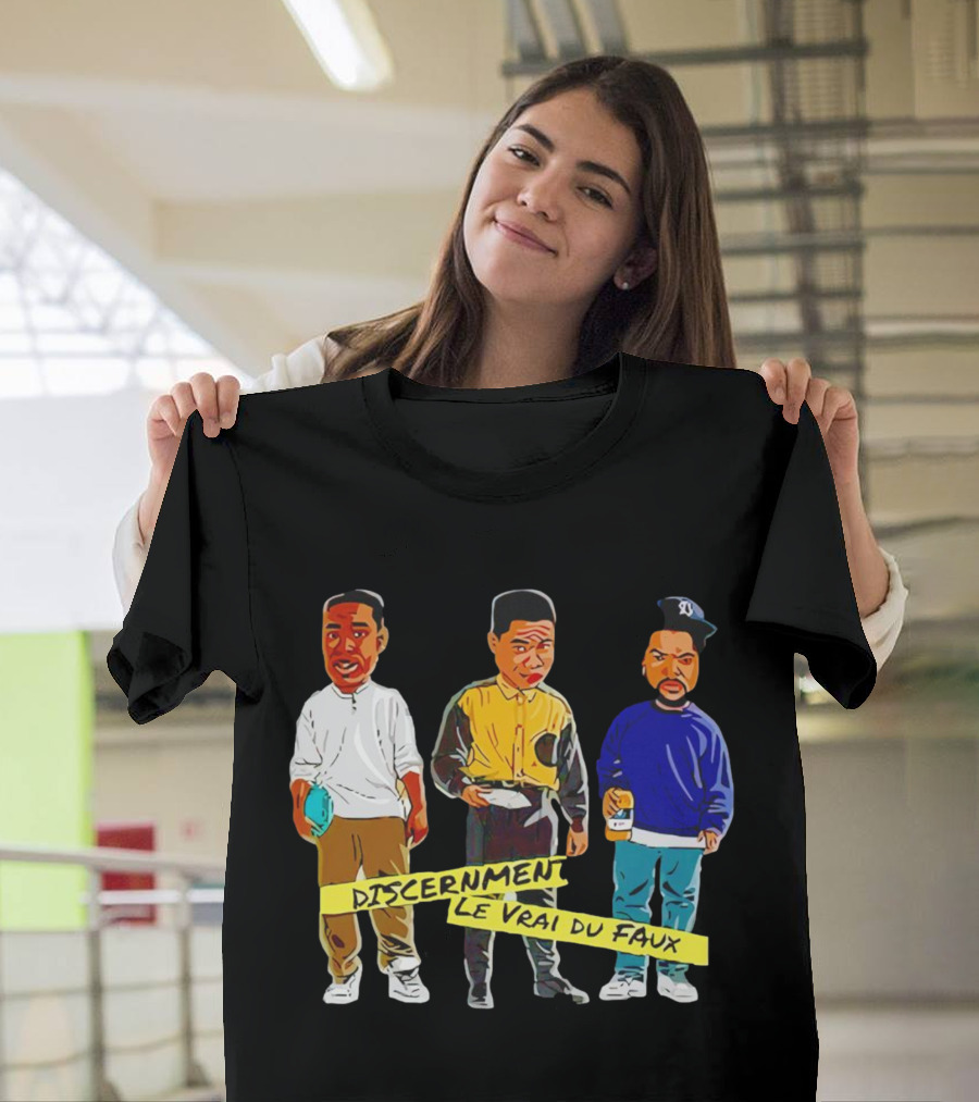 Discernment Le Vrai Du Faux Trio Iconic Figures T-Shirt