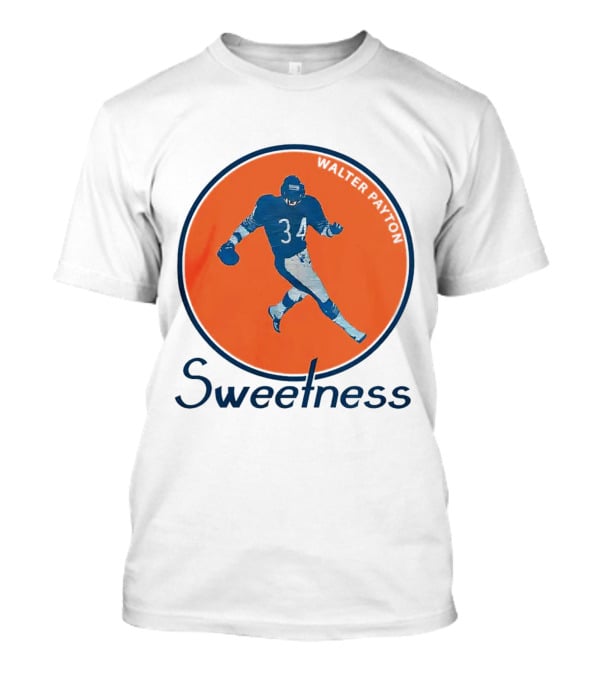 Walter Payton Sweetness Chicago Bears Chitown Football T-Shirt