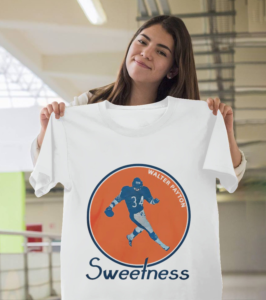 Walter Payton Sweetness Chicago Bears Chitown Football T-Shirt