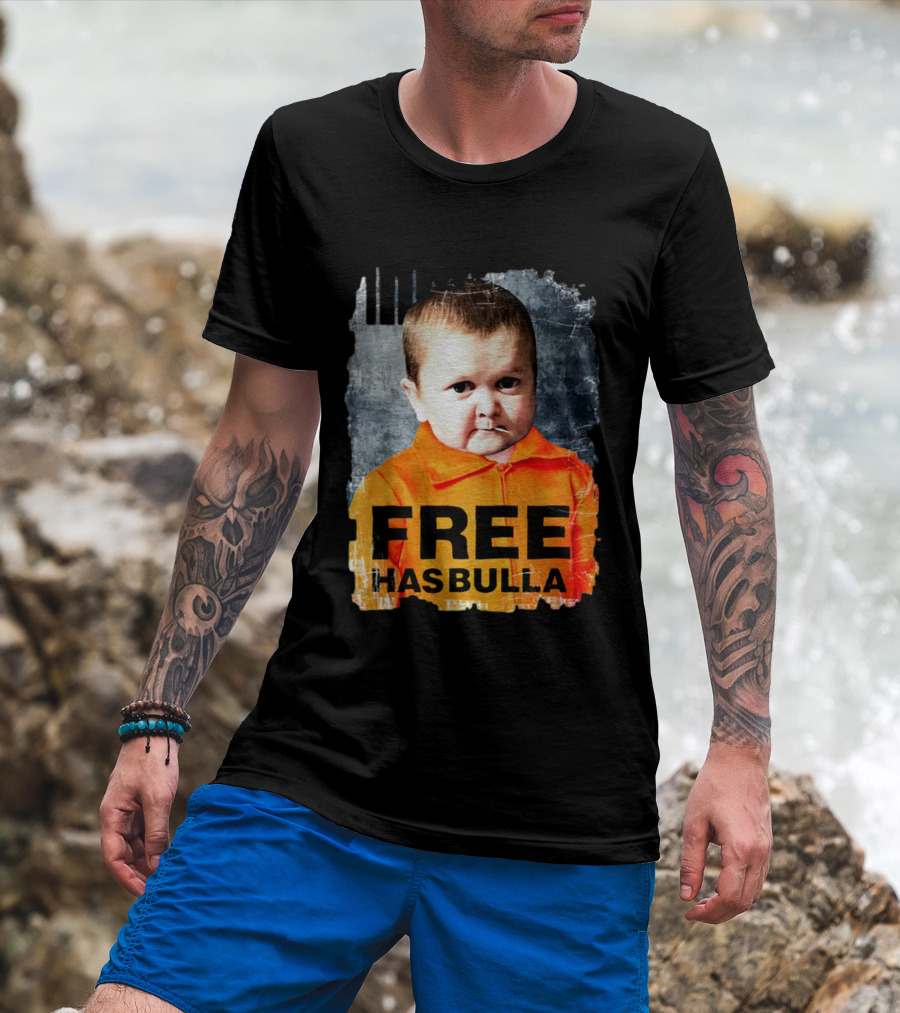 Hasbulla Magomedov Free Hasbulla Orange Jumpsuit T-Shirt