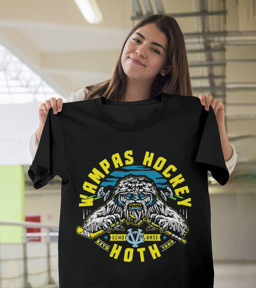 Wampas Hockey Hoth Echo Base Estd 1980 T-Shirt