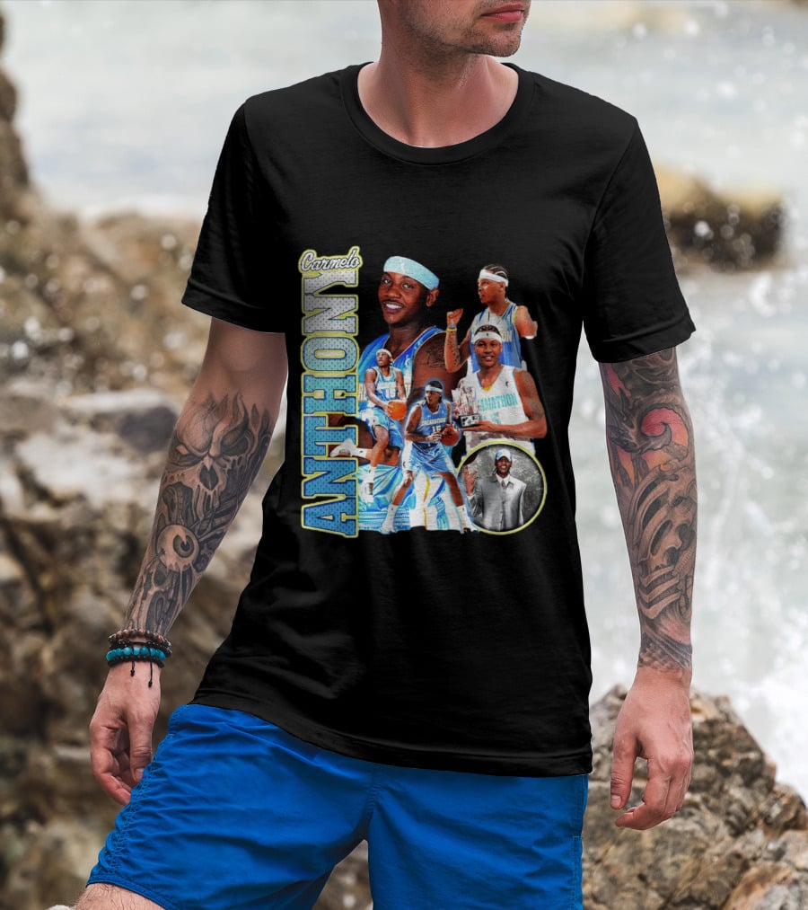 Carmelo Anthony Denver Basketball Legend T-Shirt