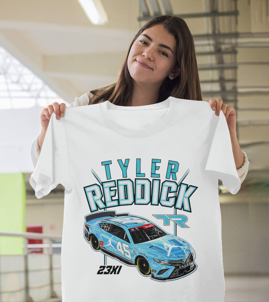 Tyler Reddick 23XI Jumpman 45 Car T-Shirt