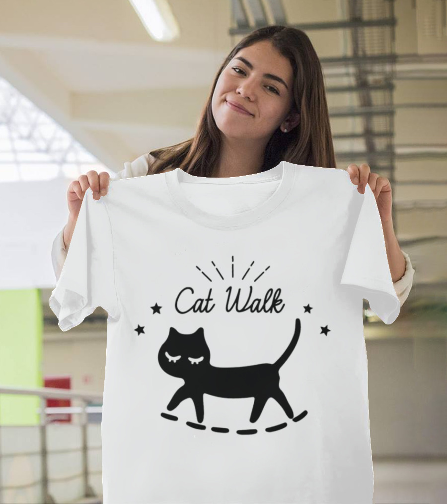 Yamato Maya Cat Walk Stars Strutting T-Shirt