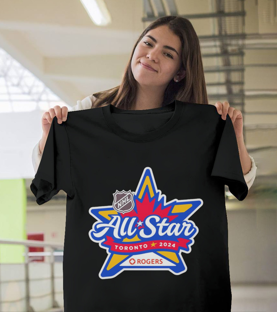 NHL All Star Toronto 2024 Rogers Maple Leaf T-Shirt