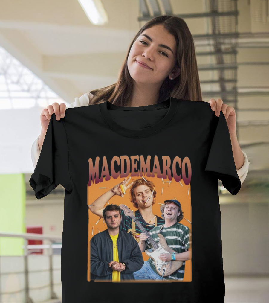 Mac Demarco Cigarette Portrait Trio T-Shirt