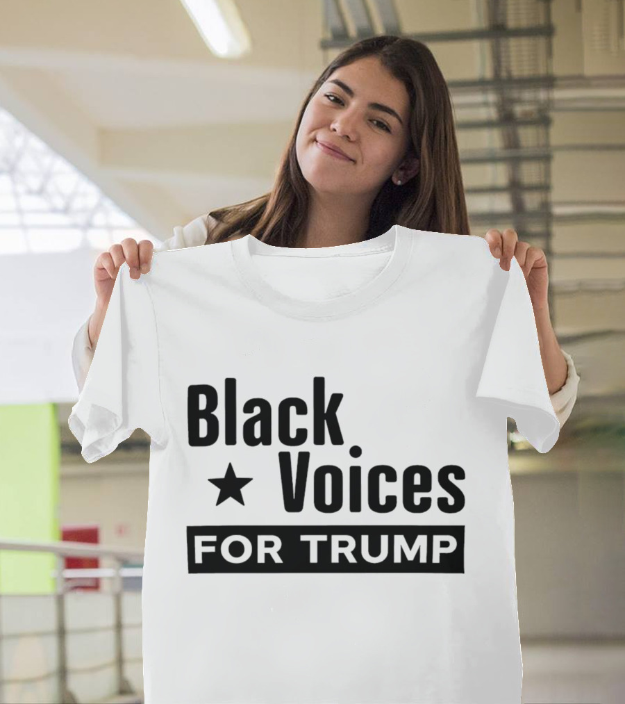Black Voices Star for Trump T-Shirt