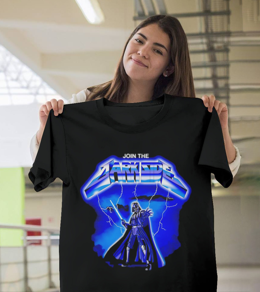 Join the Dark Side Darth Vader Lightning Star Wars T-Shirt
