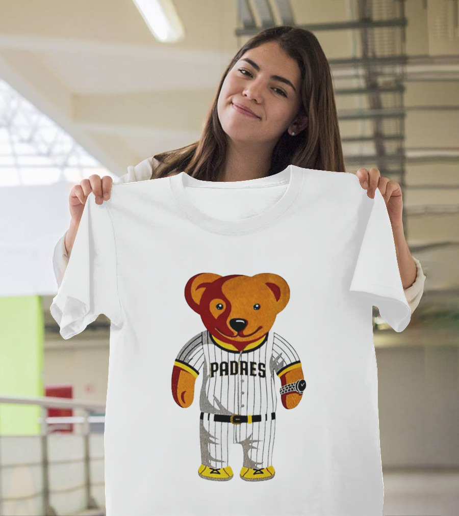 Oris Bear Padres San Diego Baseball Team T-Shirt