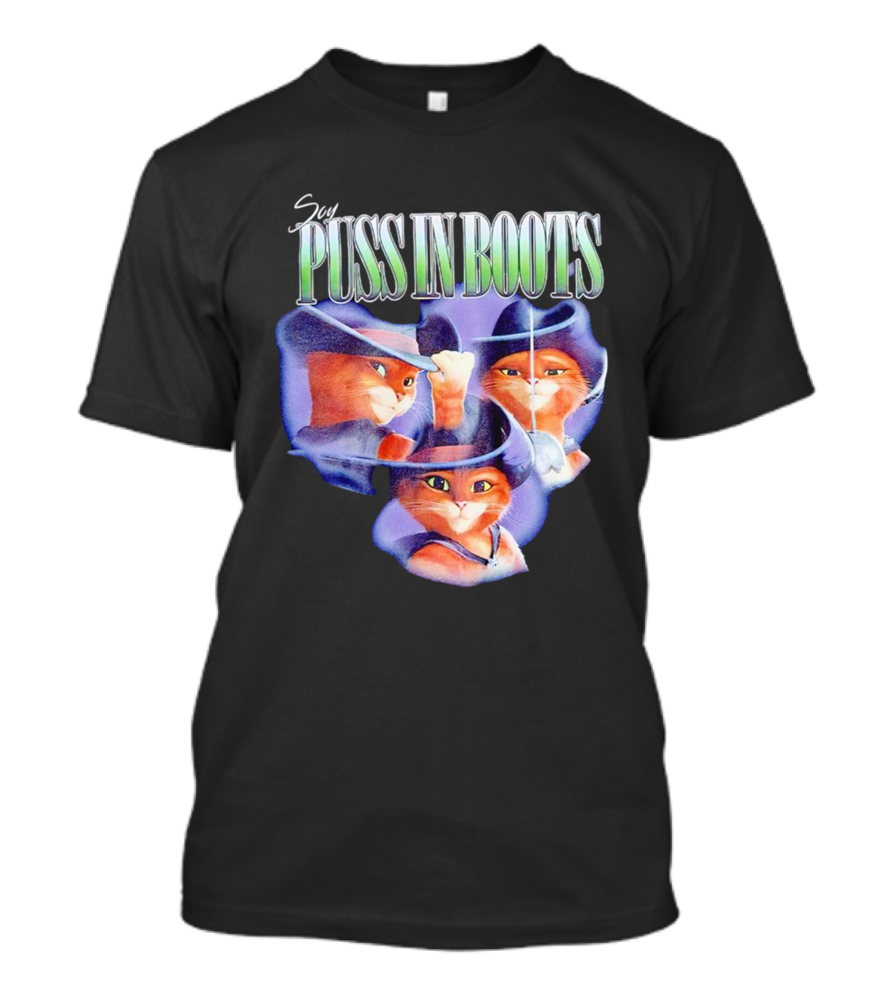 Soy Puss In Boots Trio With Hats And Sword T-Shirt