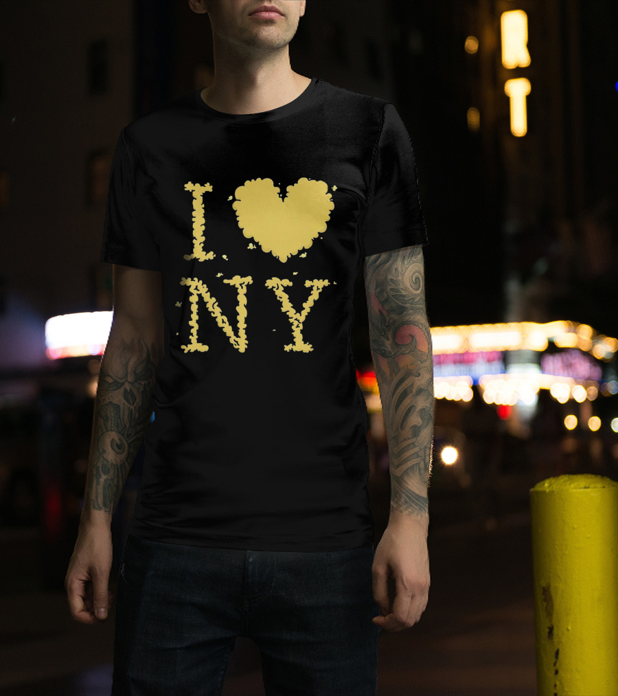 I Love NY Smoke Edition Puff Lettering T-Shirt