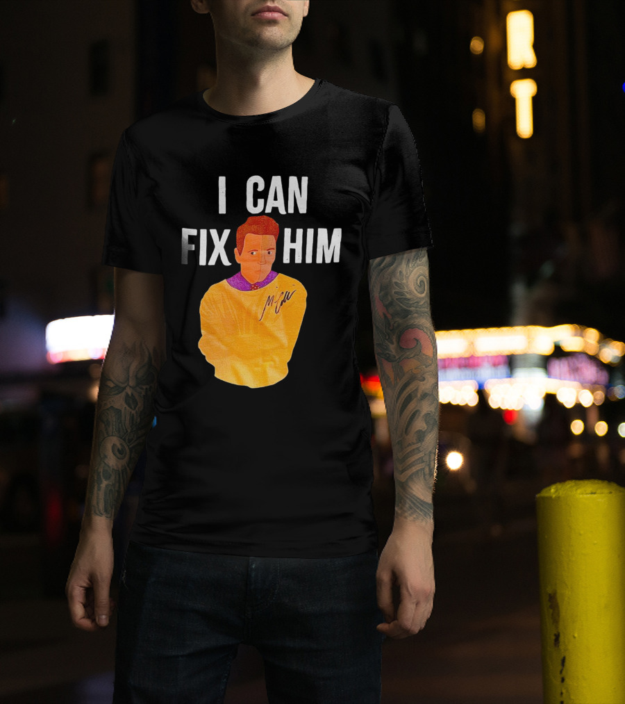 Misha Collins I Can Fix Him Orange T-Shirt