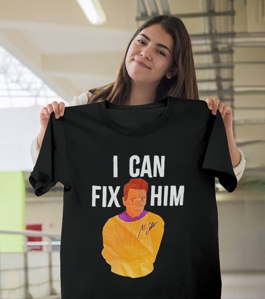 Misha Collins I Can Fix Him Orange T-Shirt