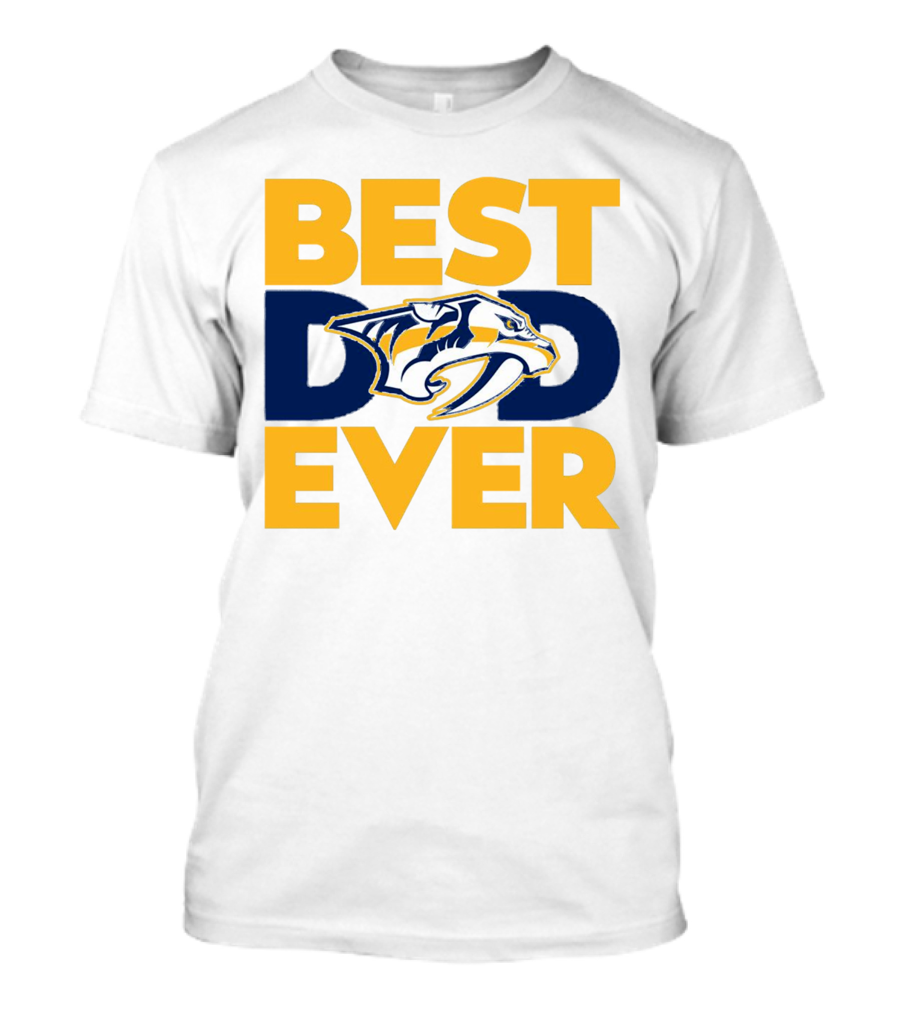 Best Dad Ever Nashville Predators NHL Fan T-Shirt