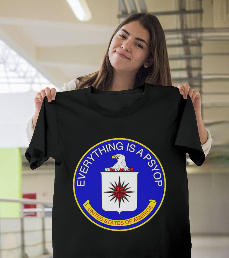 Everything Is A Psyop United States Of America Seal T-Shirt
