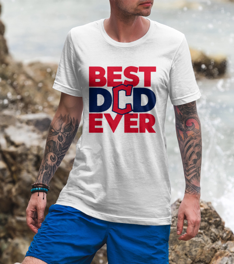 Best Dad Ever MLB Cleveland Guardians T-Shirt