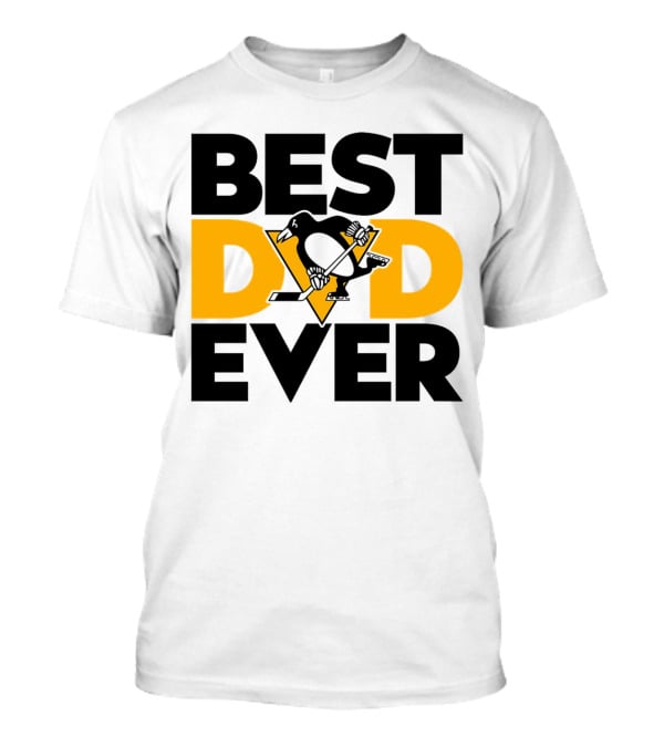 Best Dad Ever NHL Pittsburgh Penguins T-Shirt