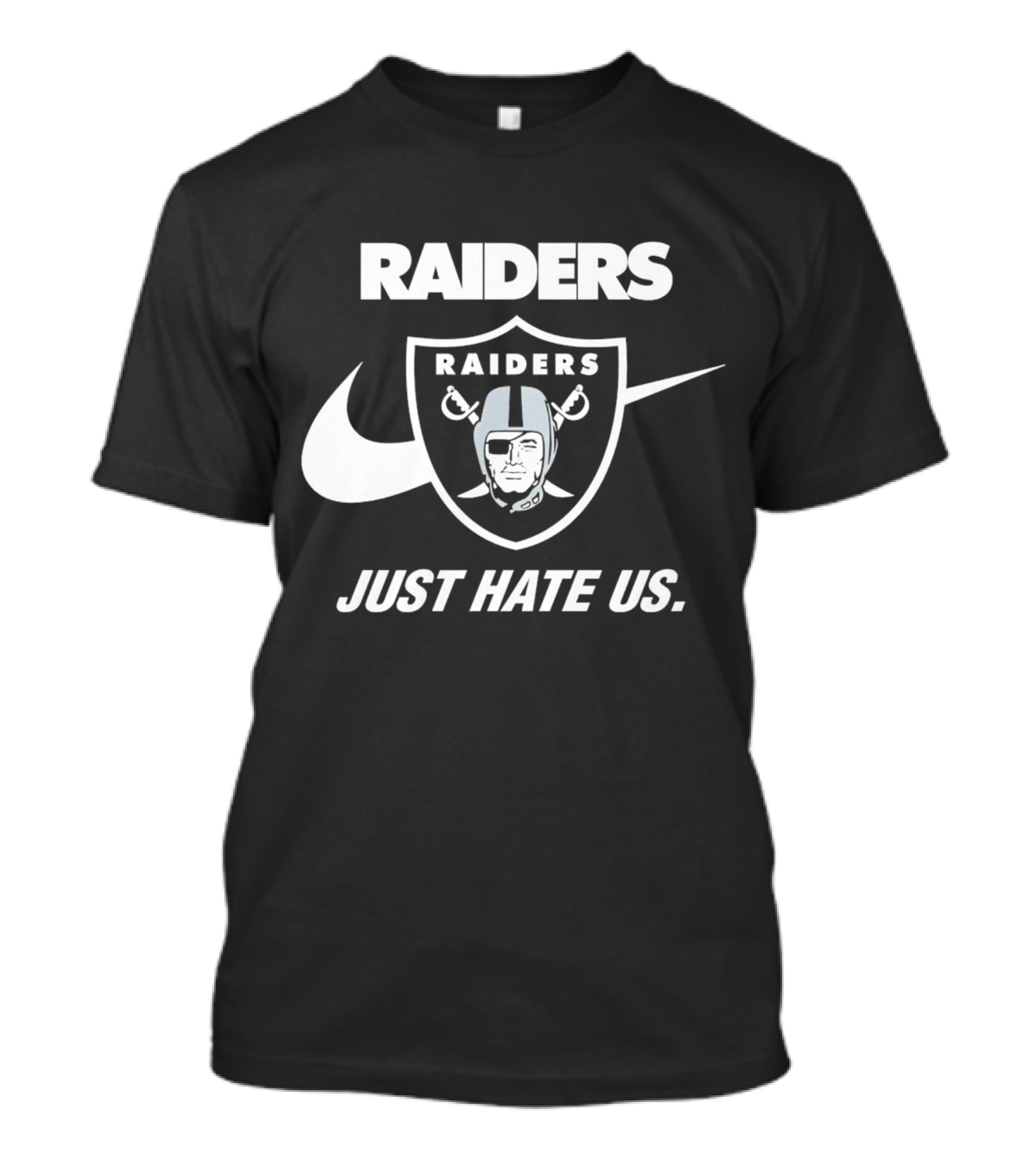 Las Vegas Raiders Just Hate Us Styled T-Shirt