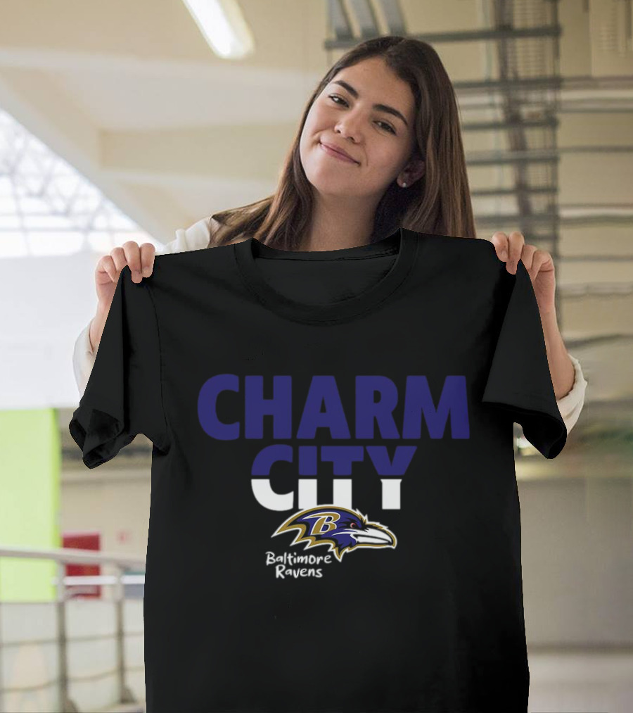 CHARM CITY Baltimore Ravens T-Shirt