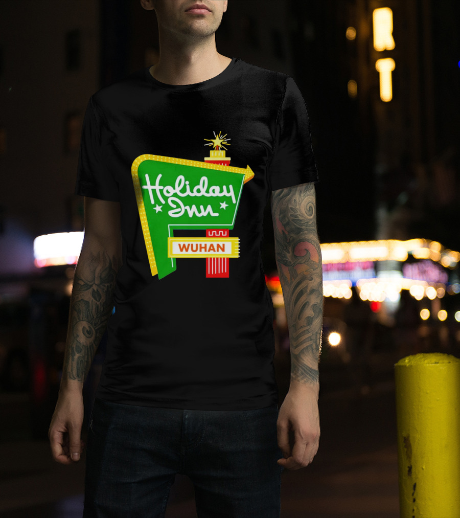 Holiday Inn Wuhan Vintage Neon Sign T-Shirt