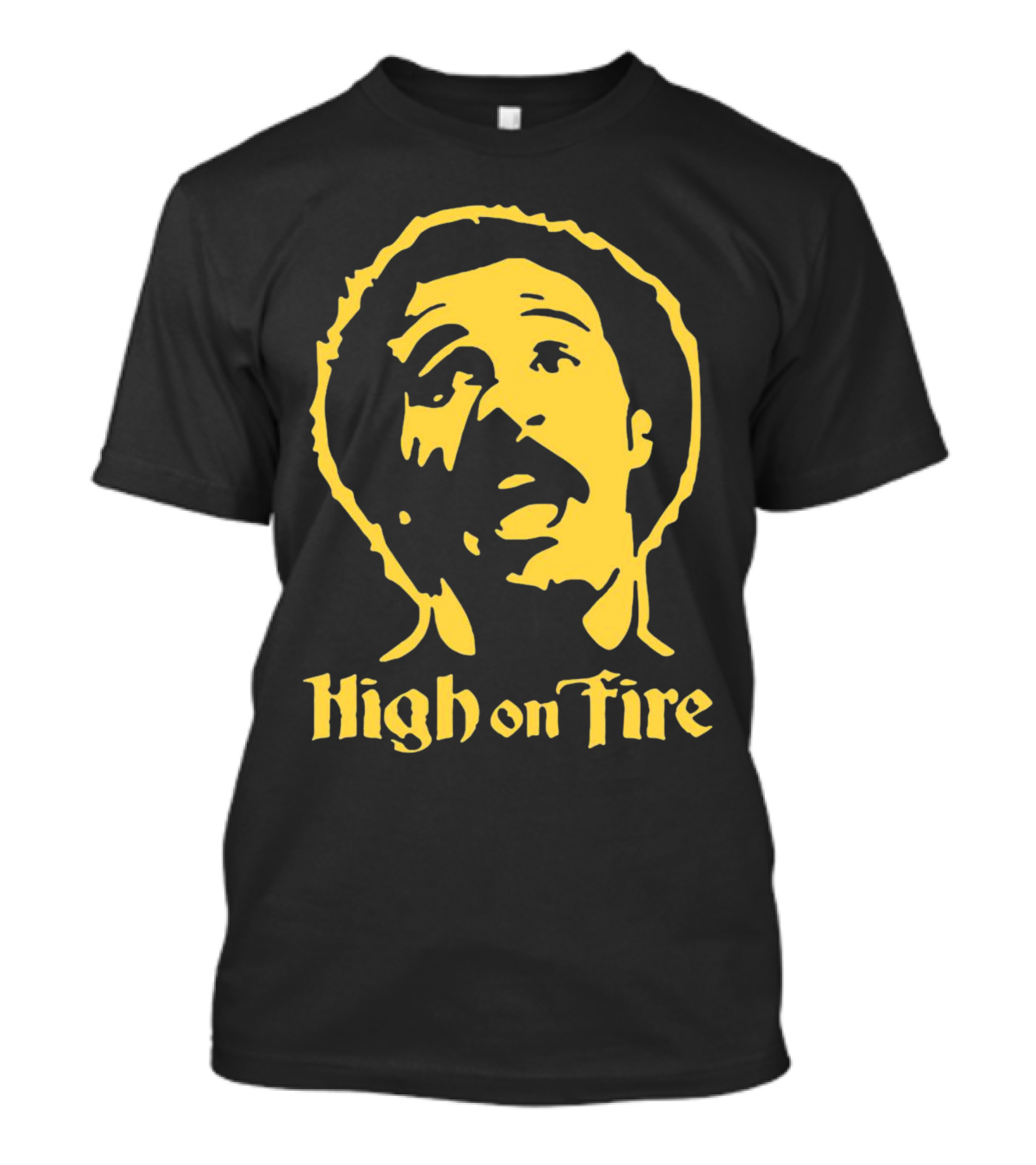 High On Fire Richard Pryor Black And Yellow T-Shirt