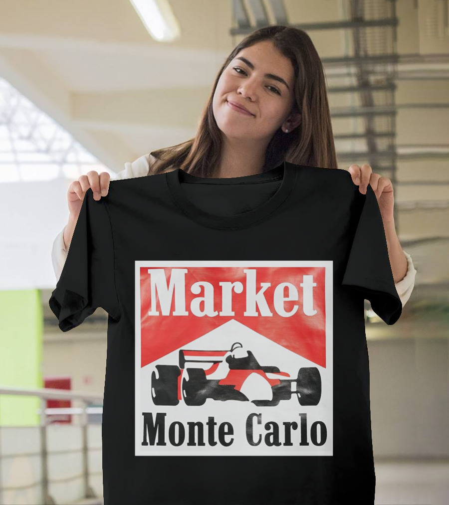 Market Monte Carlo Formula Racing Car T-Shirt
