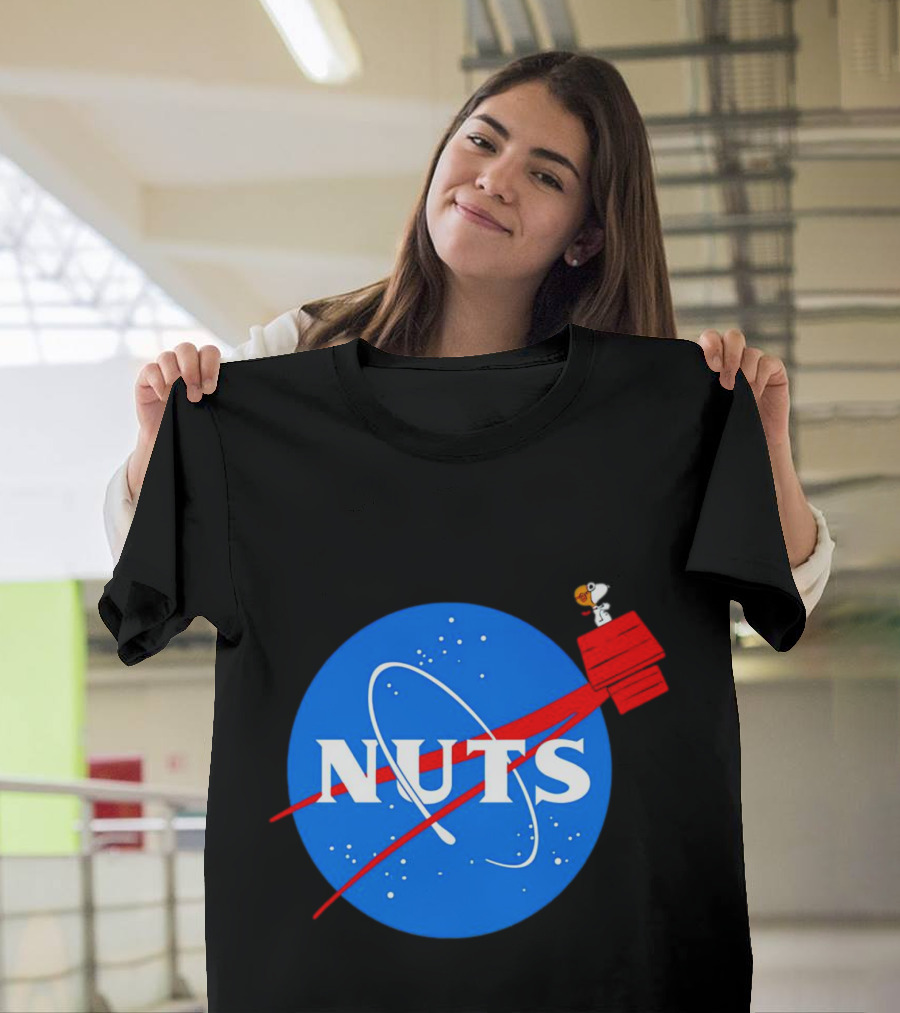 Snoopy Space Nuts NASA Parody Astronaut Adventure T-Shirt