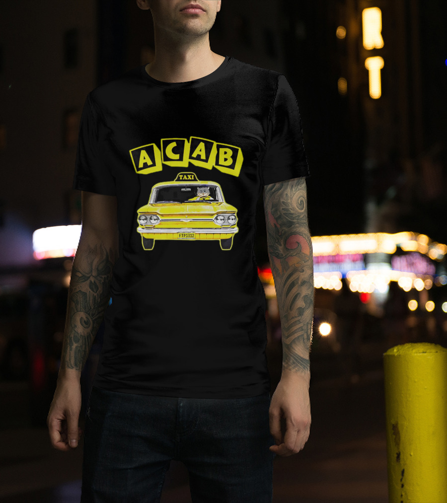 ACAB Taxi Cat FTP1312 T-Shirt