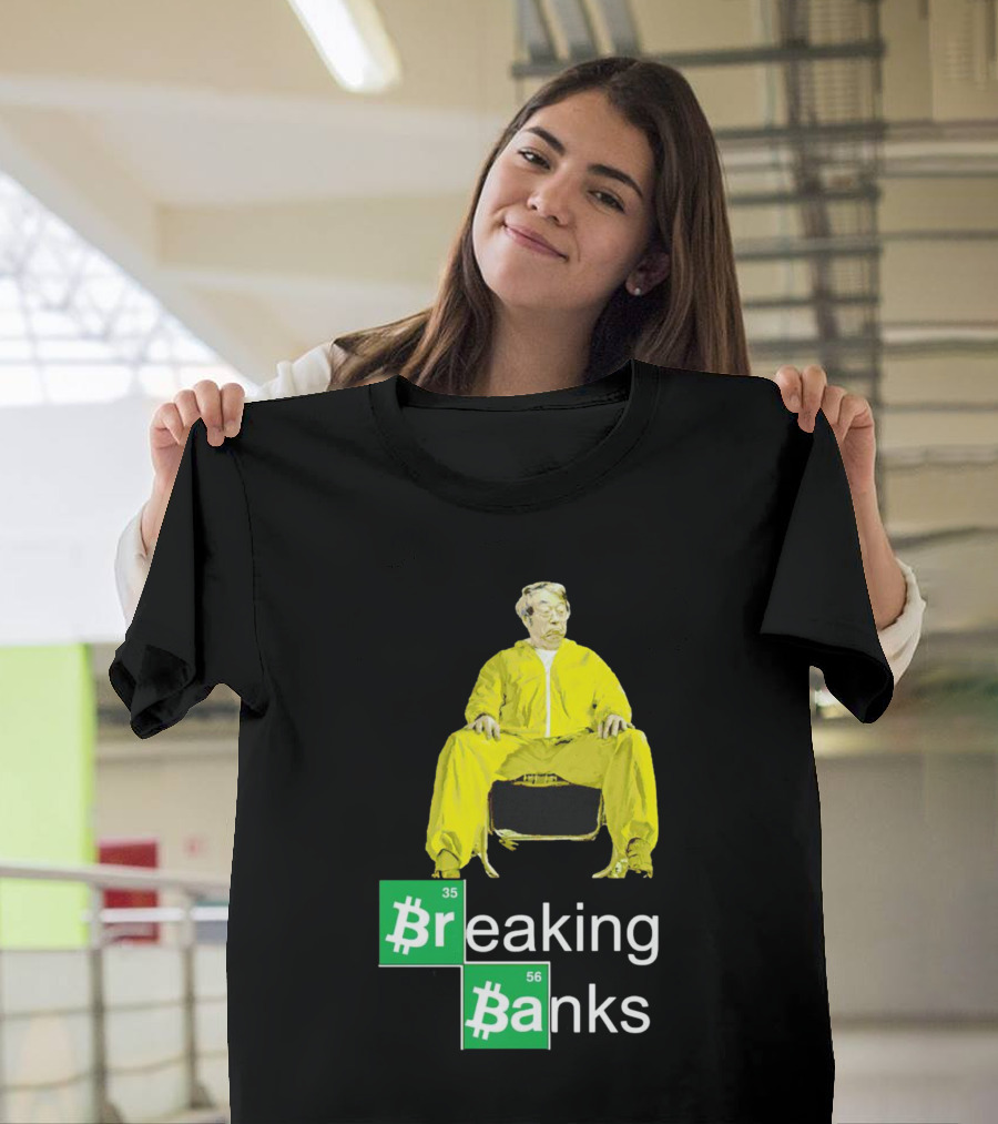 Breaking Banks Bitcoin Chemistry Suit T-Shirt