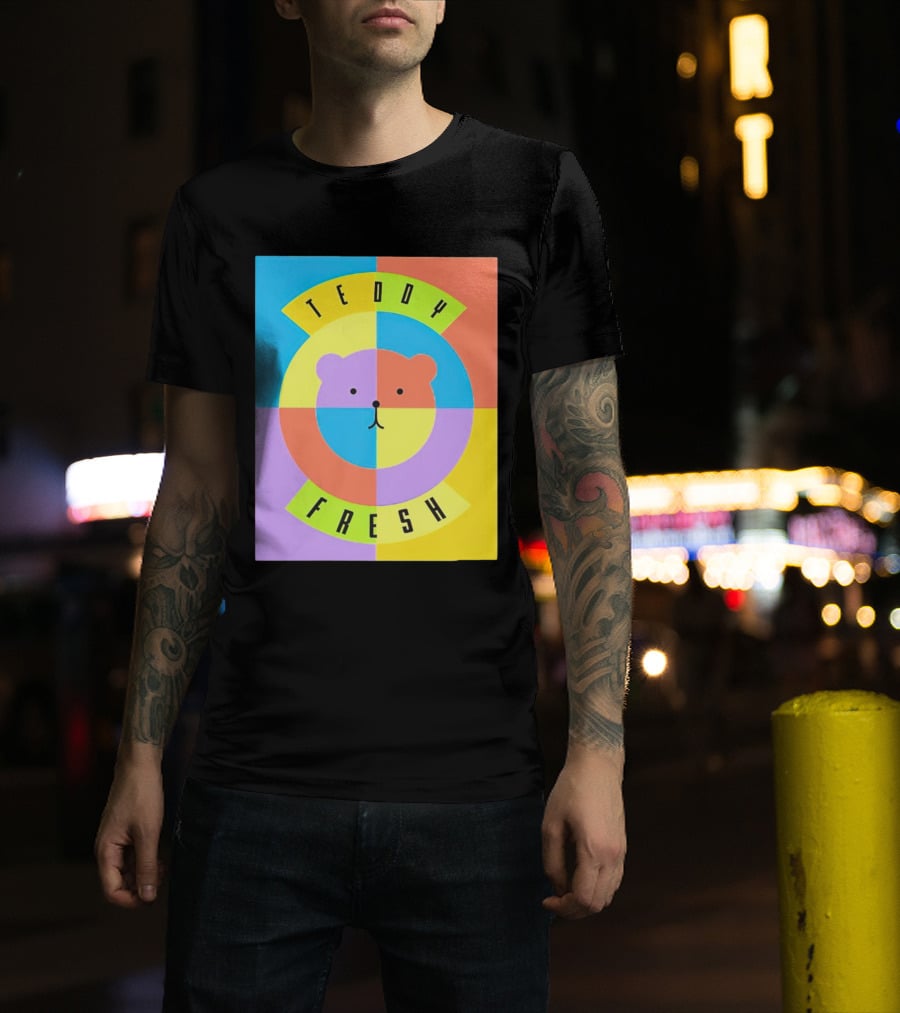 Teddy Fresh Colorful Circle Bear T-Shirt