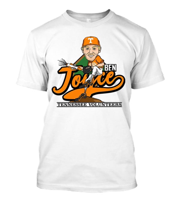 Ben Joyce Tennessee Volunteers Pitcher Caricature Orange Jersey T-Shirt