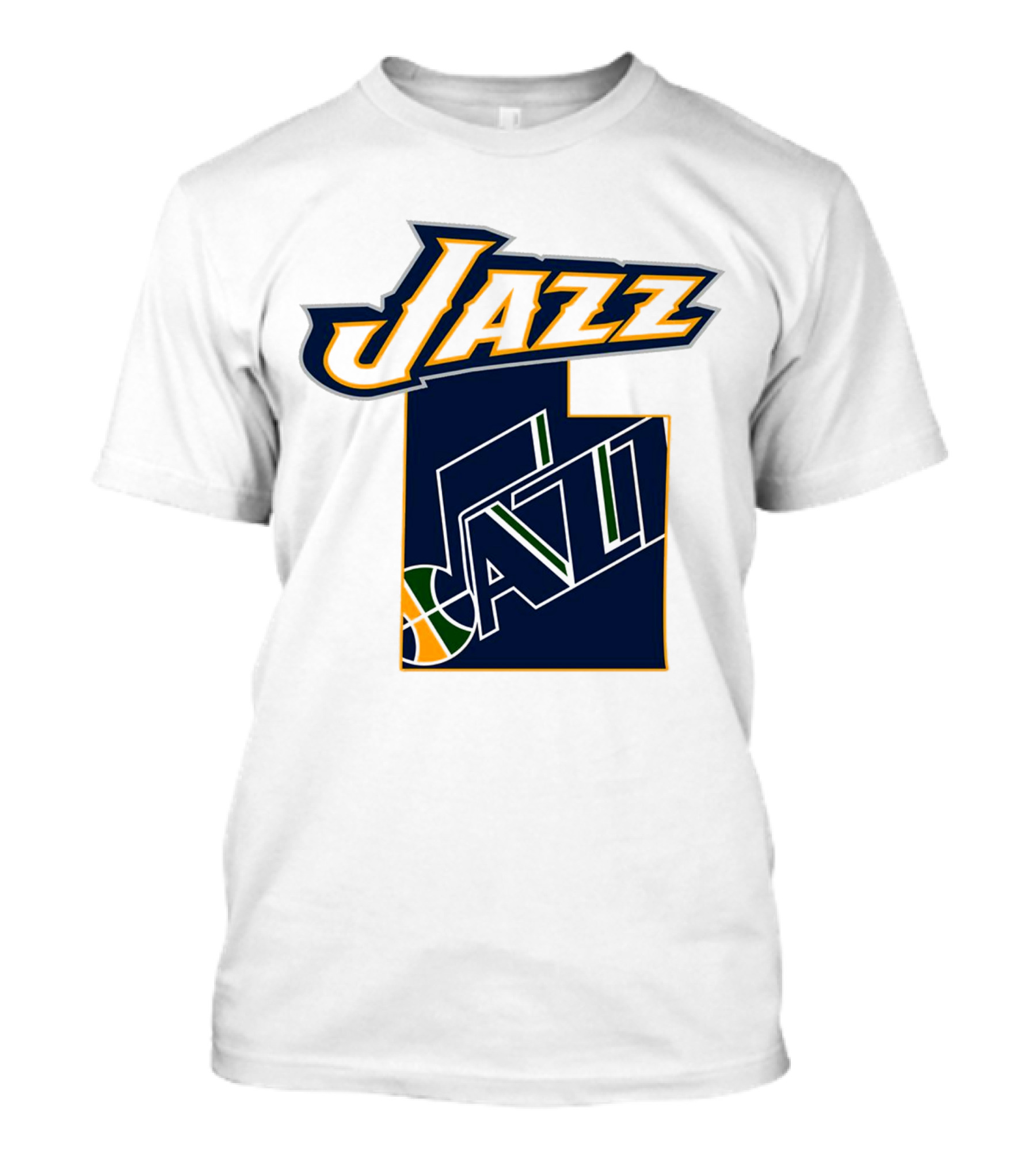 Jazz Utah Map T-Shirt