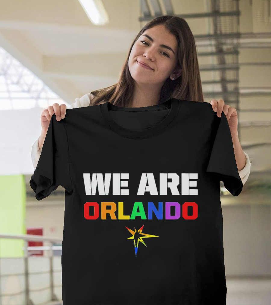 We Are Orlando Rainbow Star T-Shirt