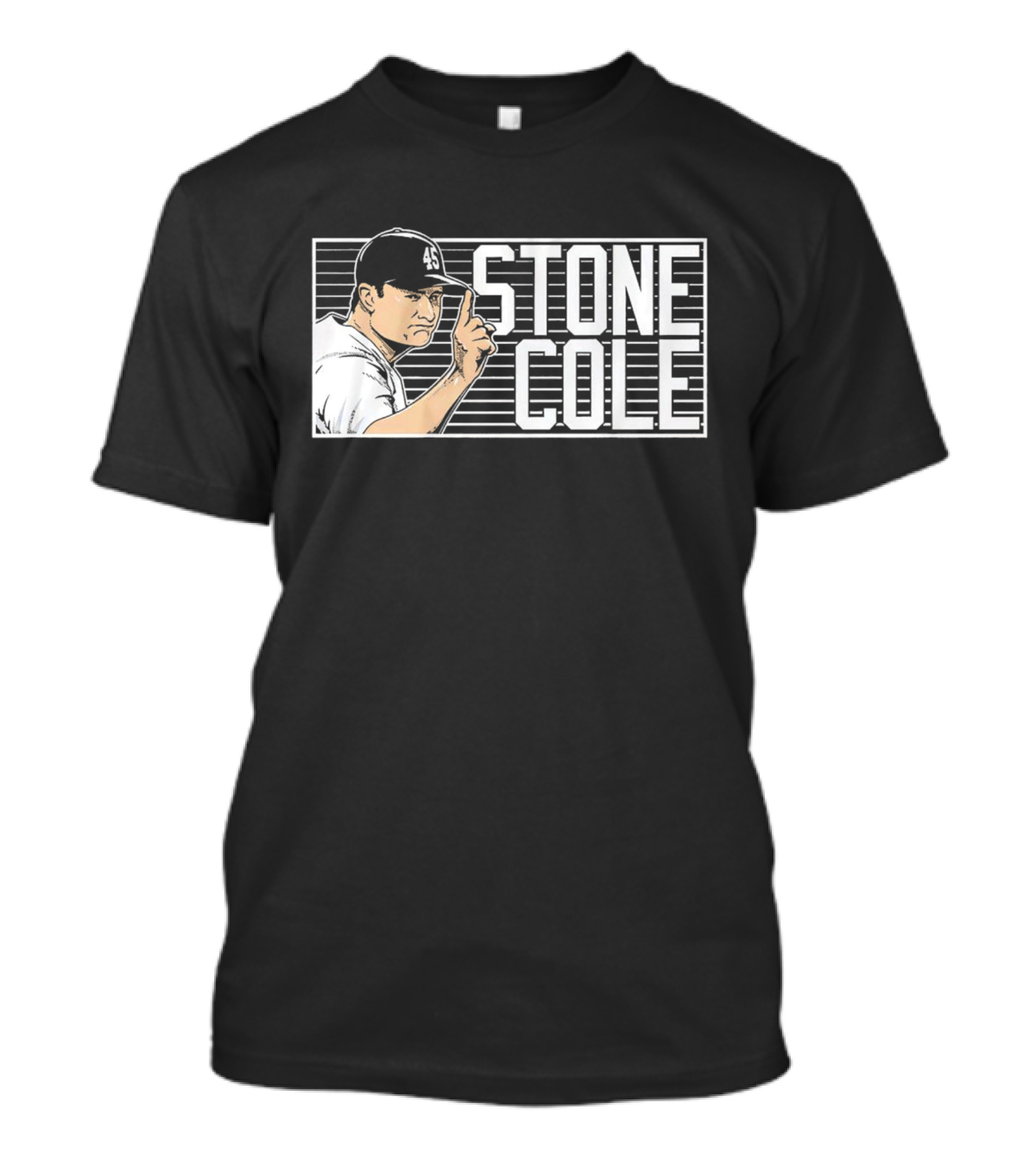 Gerrit Cole Stone Cole New York Yankees 45 T-Shirt