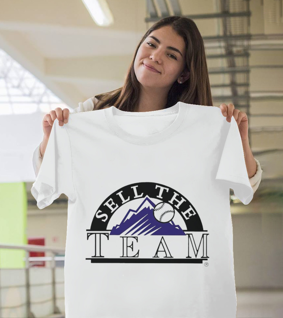 Sell The Team Baseball Colorado Rockies Critique T-Shirt