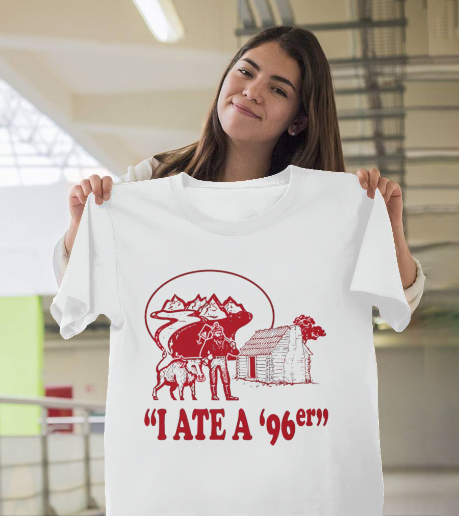 I Ate A 96er John Candy Great Outdoors Cabin Bear Mountains T-Shirt
