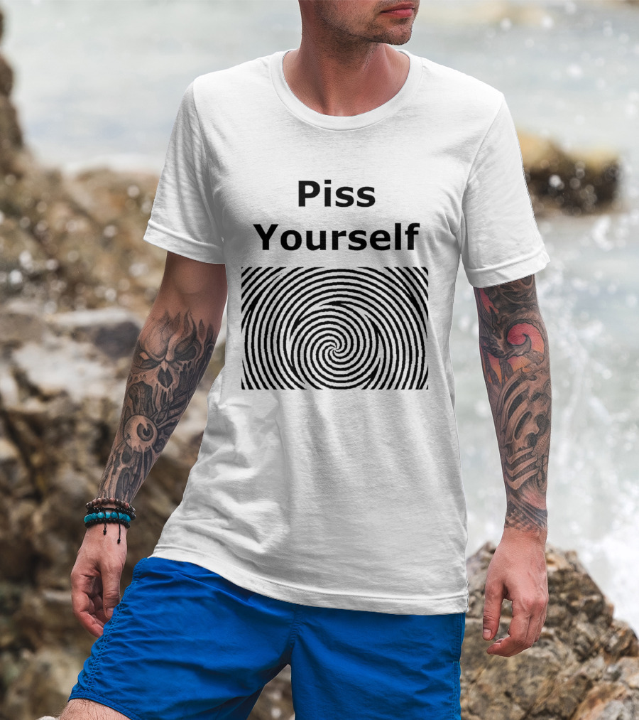 Piss Yourself Hypnotic Swirl T-Shirt