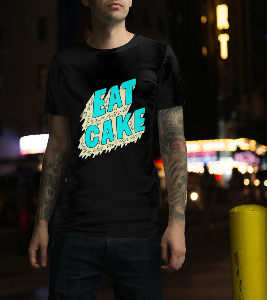 Eat Cake Retro T-Shirt