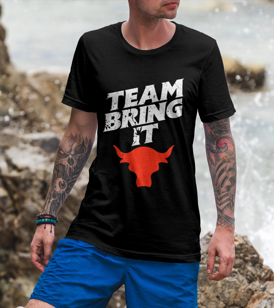 Team Bring It The Rock Bull T-Shirt