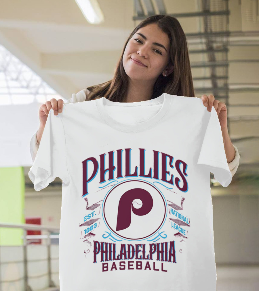 Phillies Philadelphia Baseball National League Est 1883 T-Shirt